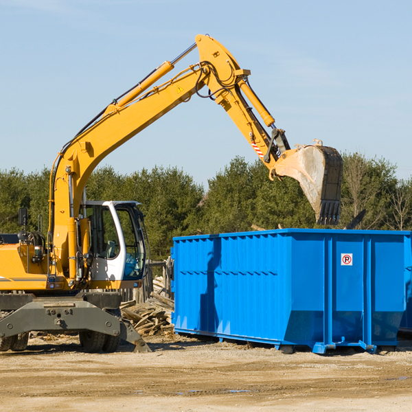 how many times can i have a residential dumpster rental emptied in Byromville Georgia